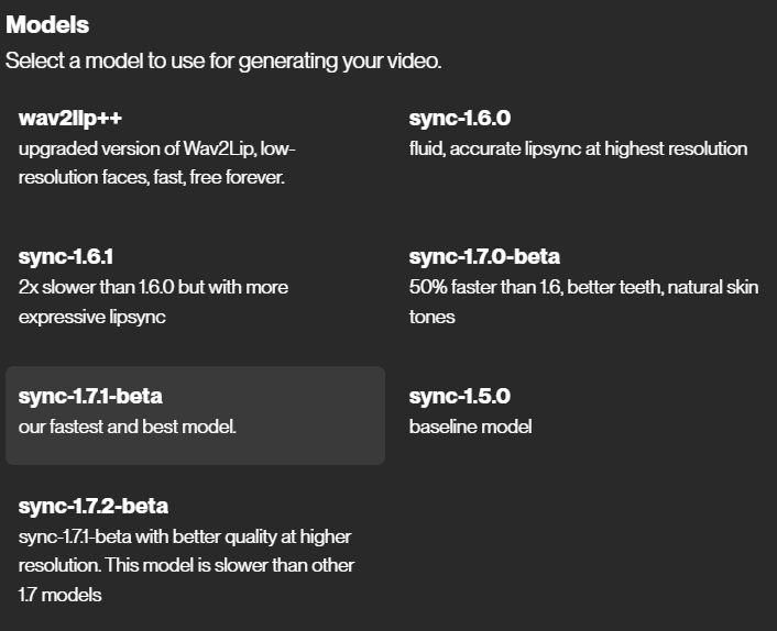 Sync:在线多语言支持的AI视频口型同步工具-1 Sync:在线多语言支持的AI视频口型同步工具-1