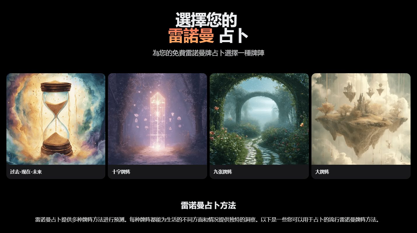 lenormand（雷诺曼）：通过AI驱动的雷诺曼牌占卜，雷诺曼在线免费占卜-1