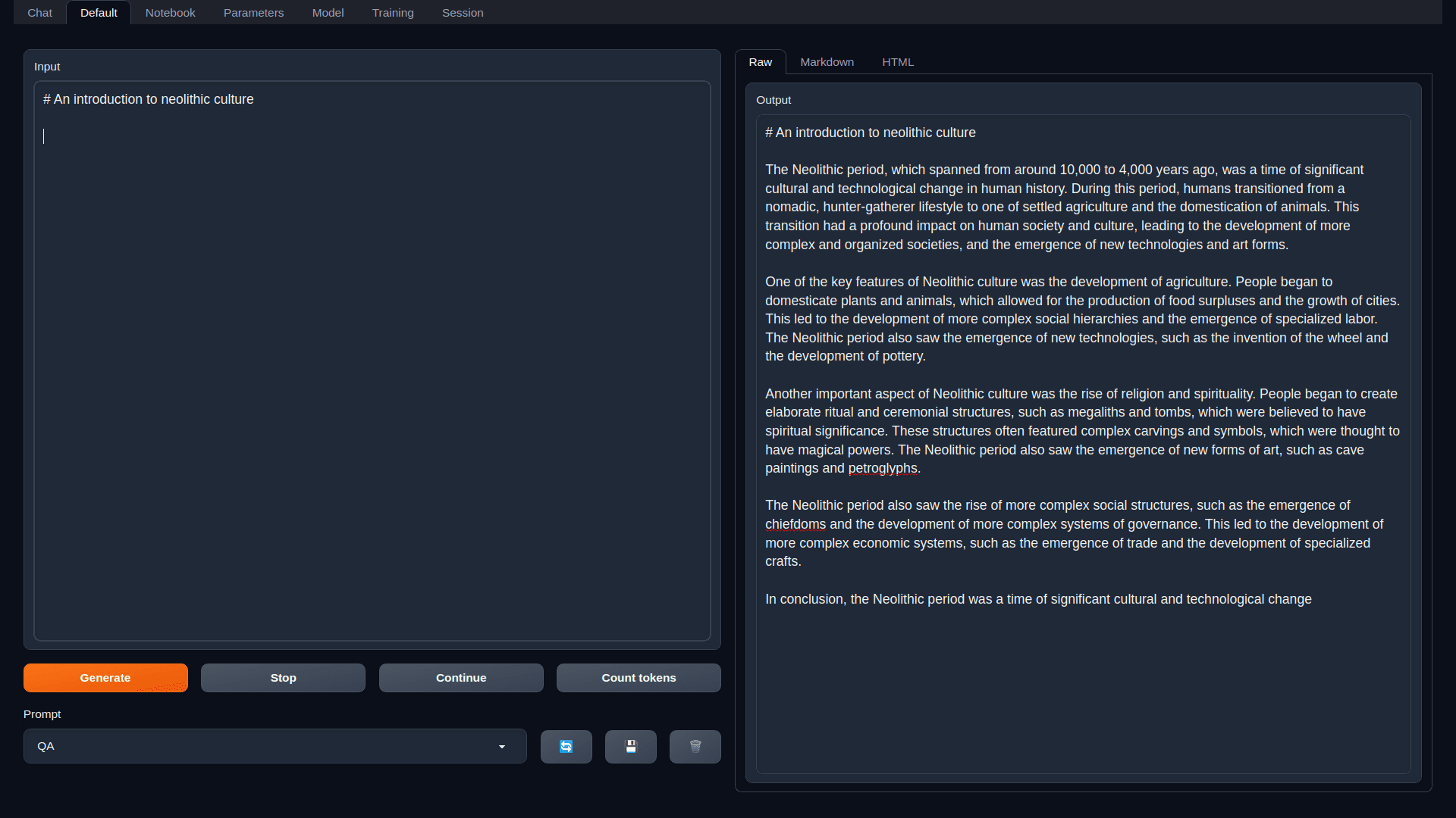 Text generation web UI：基于 Gradio 大语言模型聊天界面，支持多种后端服务-1