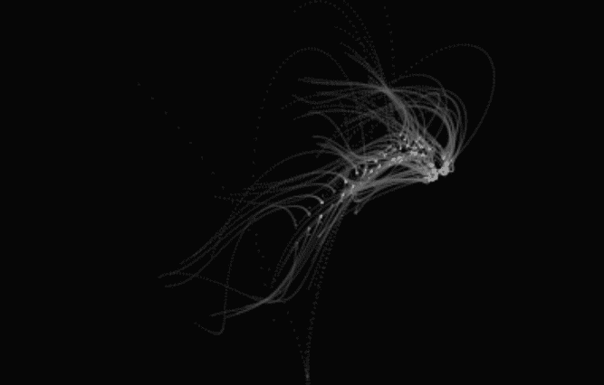 用数学公式在Claude中画一条游动的神秘水生物-1