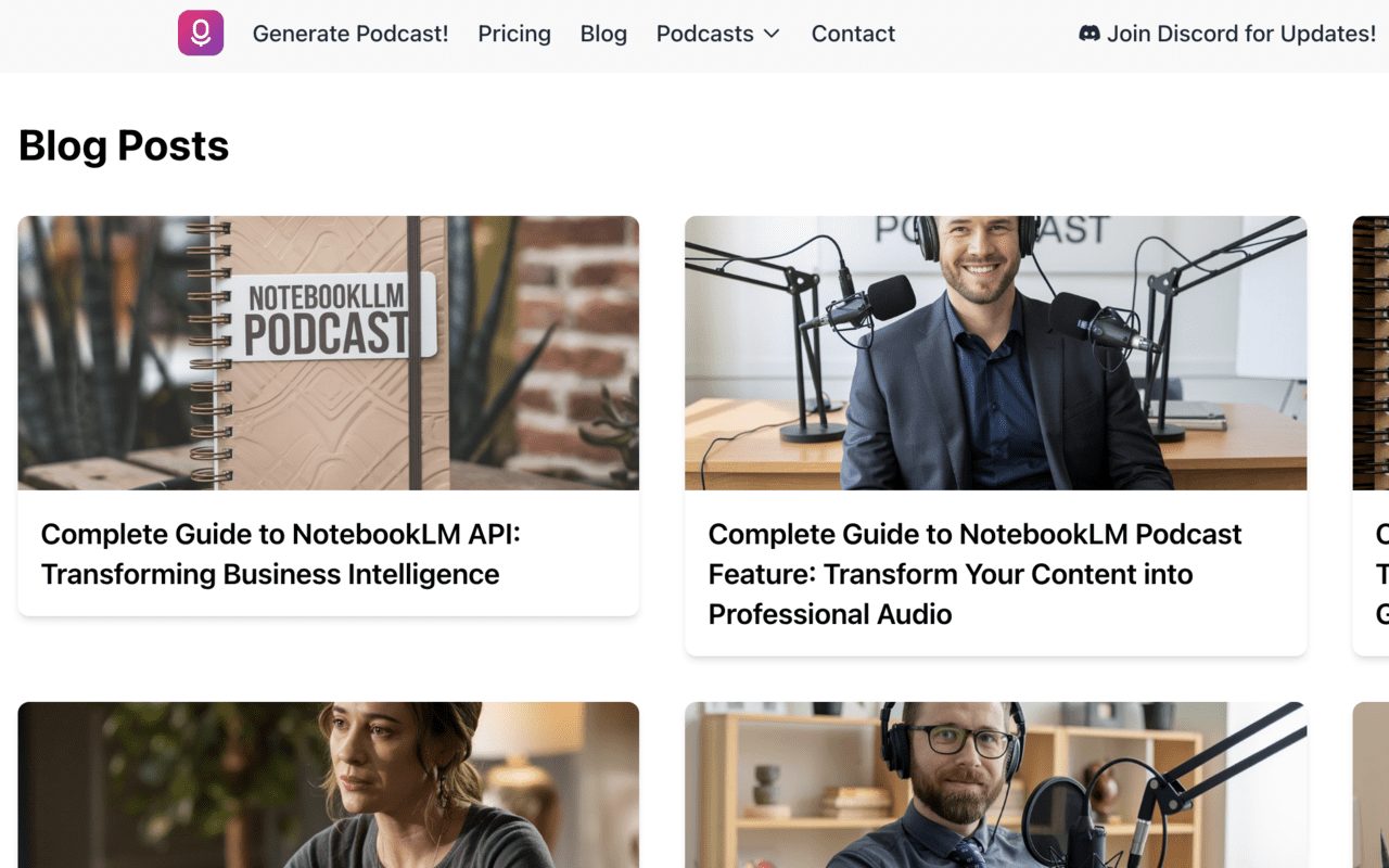 NotebookLM Podcast：任何文档生成个性化AI播客，轻松享受动态音频内容-1