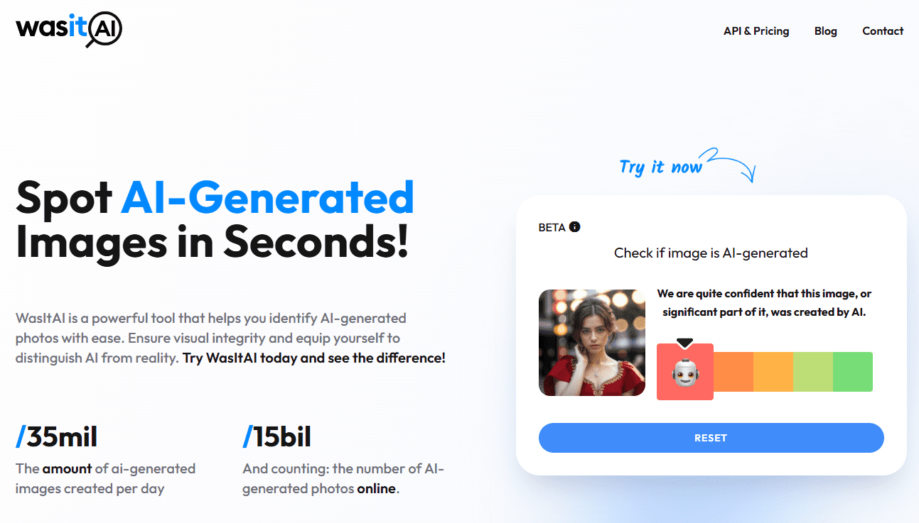 Wasitai：检查图像是否由AI生成的简单工具，提供图像检测API-1