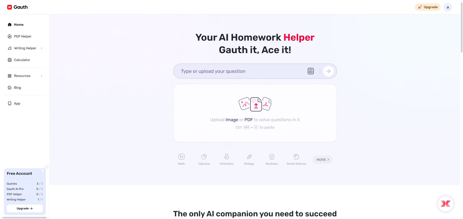 Gauth（Gauthmath）：使用AI解决作业问题，提供详细解答，字节旗下海外作业辅导APP-1