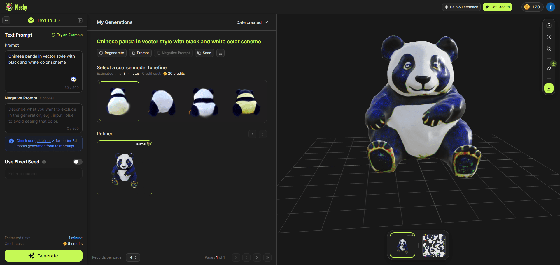 Meshy：免费使用图像生成3D模型工具-1