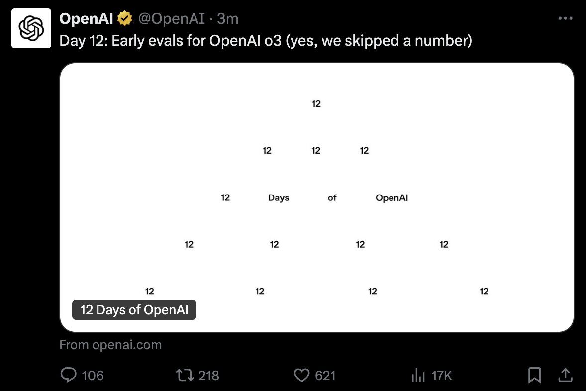 OpenAI正式发布o3，成为首个突破 ARC-AGI 基准的 AI 模型-1