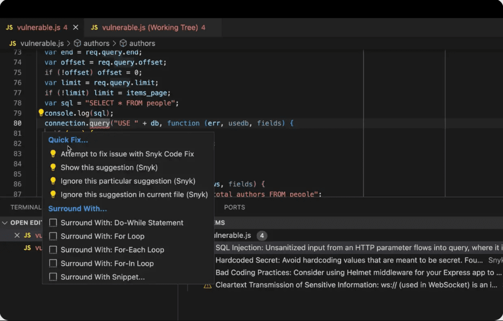 DeepCode AI：提升代码安全性的AI工具，代码安全, AI代码审查,自动修复漏洞-1