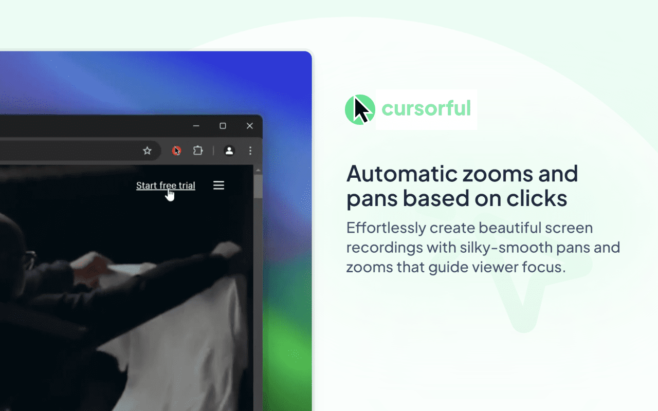 Cursorful：跟随鼠标录制屏幕视频的Chrome插件