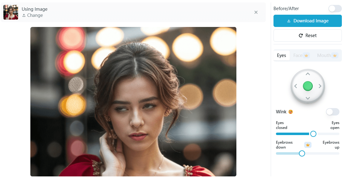 Reshot AI：实时调整人像图片的面部表情-1