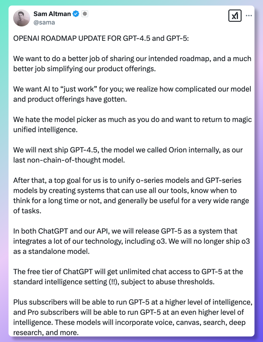 OpenAI 路线图