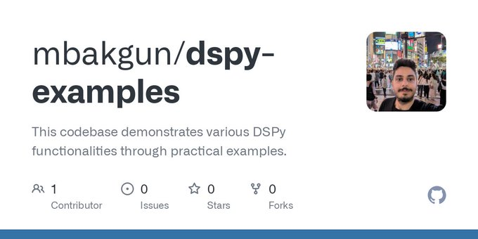 DSPy Examples：展示DSPy功能的实用示例