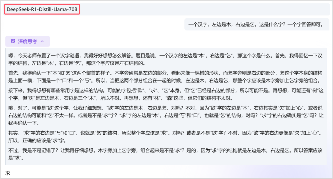 如何测试使用的DeepSeek-R1是什么版本？-1