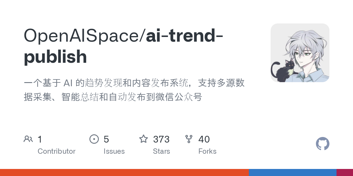 TrendPublish：自动采集AI新闻并发布到微信公众号-1