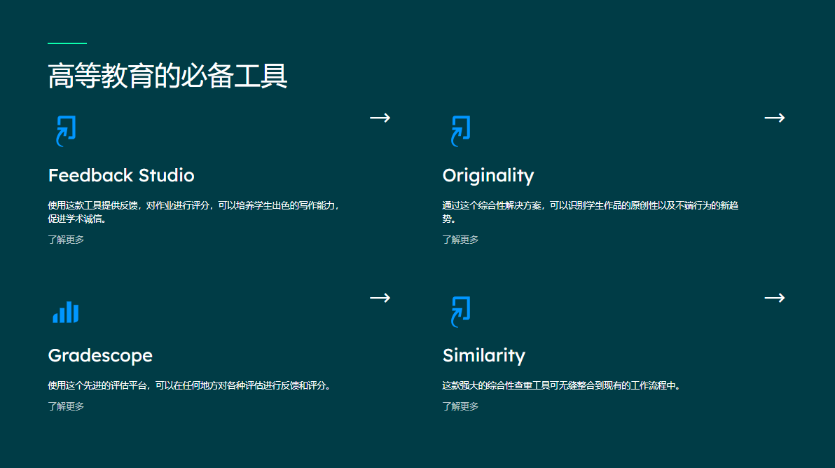 Turnitin：学校常用学术诚信与原创性检测工具-1