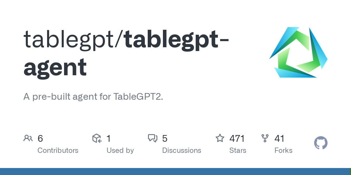 TableGPT Agent：专为处理和分析表格数据设计的智能工具-1