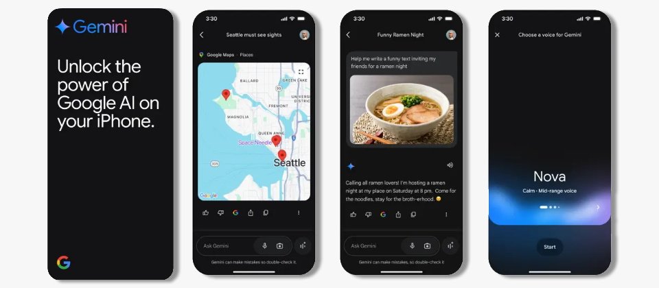 Google iOS 版本 App 不再支持 Gemini，用户得下载独立 App-1