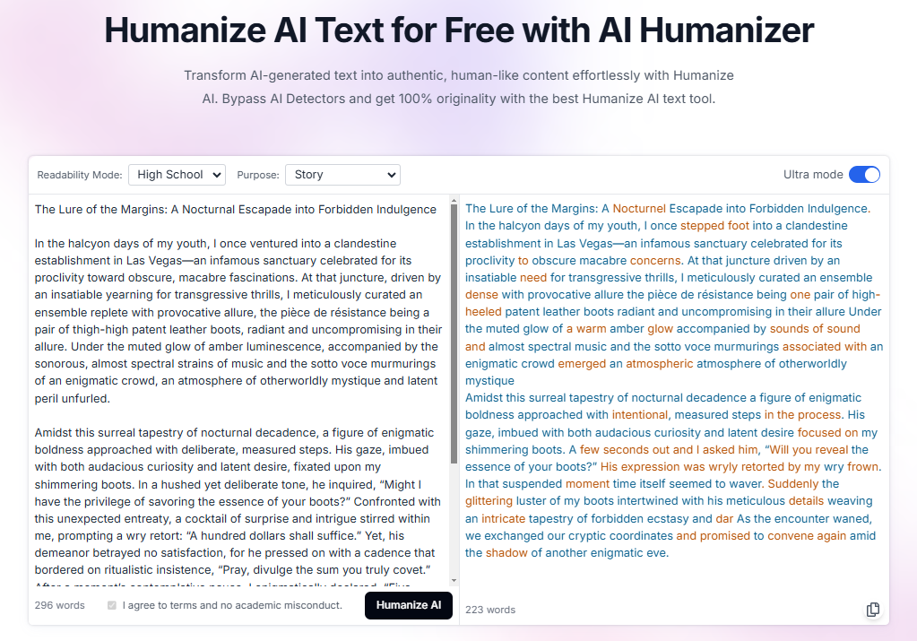 Humanize AI：免费将AI生成内容转化为自然人类语言的工具-1