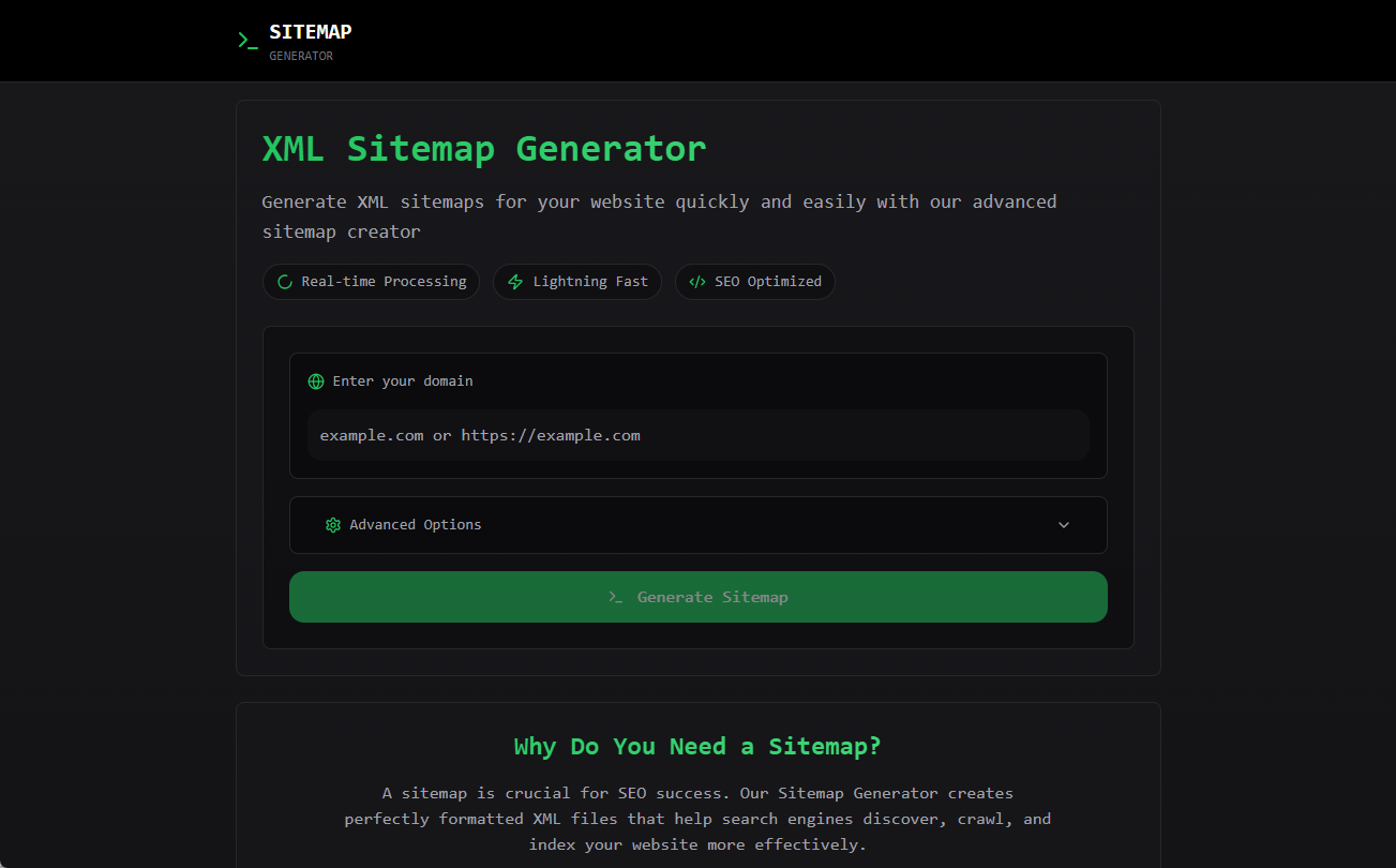 Sitemap Generator：快速生成XML网站地图，提升搜索引擎优化效果-1