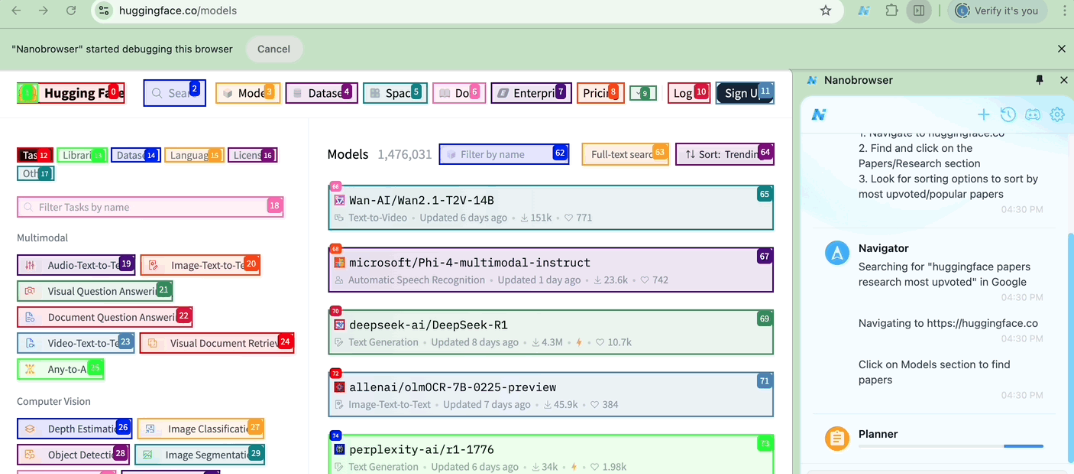 Nanobrowser：浏览器中实现网页任务自动化的多智能插件-1