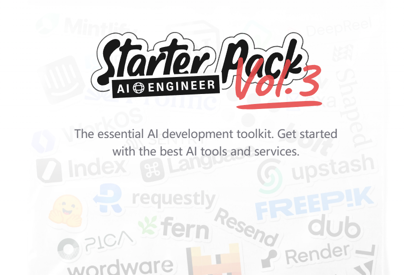 AI Engineer Pack：AI开发者的“免费大礼包”！赠送主流AI工具兑换码-1