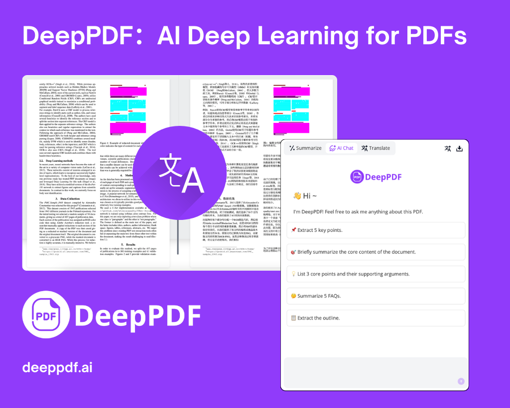 DeepPDF：PDF对话、总结和翻译工具-1