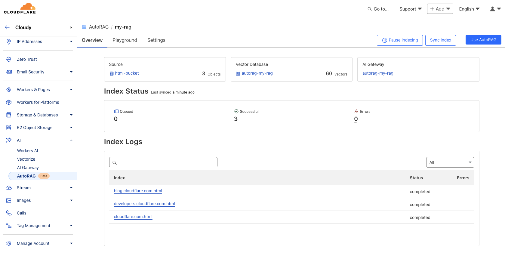 Cloudflare 推出 AutoRAG：托管式 RAG 服务简化 AI 应用集成-4